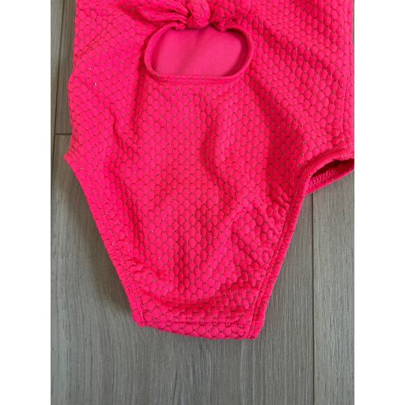 Cat & Jack Bright Pink Baby Girl 18M One Piece Swimsuit - Picture 4 of 4